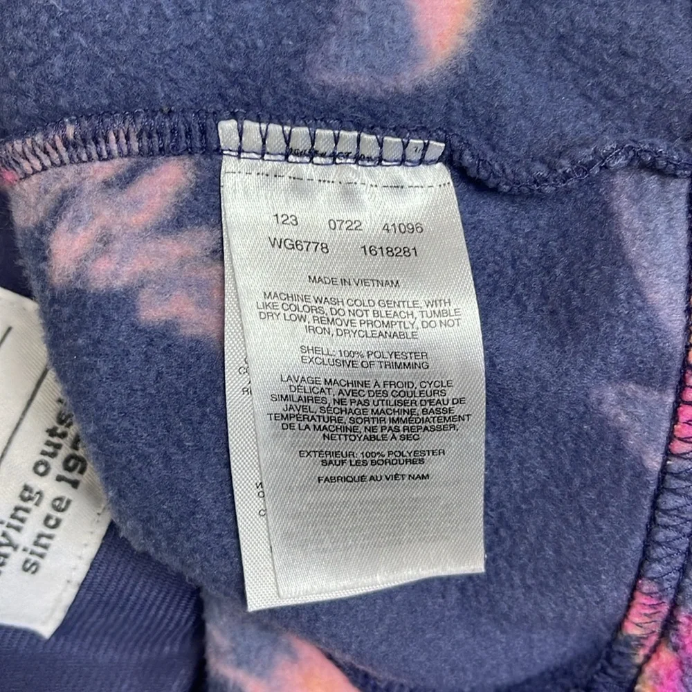 Columbia Castle Dale floral full zip fleece XL